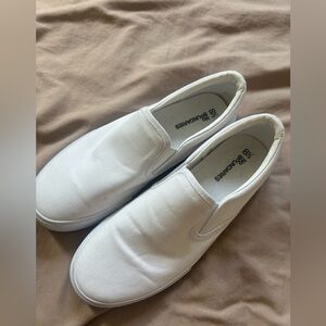 No Boundaries White Slip-On Sneakers